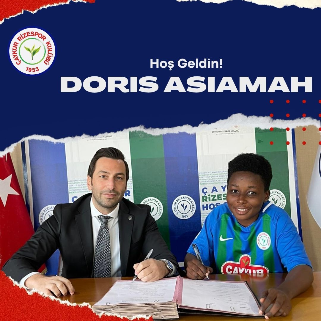 FROM THE OUTSKIRTS OF NYINAHIN TO THE TURKISH WOMEN SUPER LIGA: DORIS ASIAMAH IS LIVING HER DREAM AS A FOOTBALLER