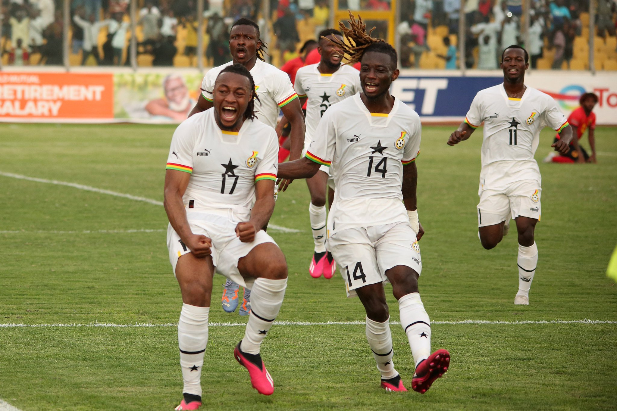 Black Stars Take on The Lone Stars Of  Liberia In a Friendly Contest