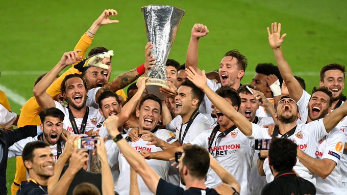 Sevilla beat Roma on penalties to win Europa League