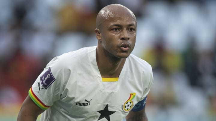 BLACK STARS CAPTAIN ANDRE AYEW WAS RELEASED BY NOTTINGHAM FOREST JUST FOUR MONTHS AT THE CLUB