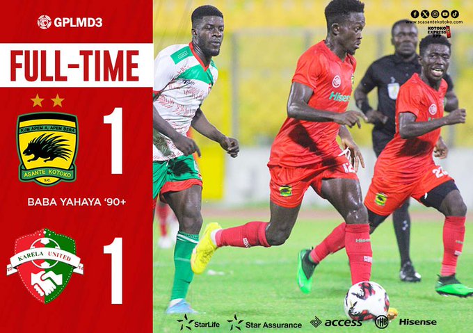 GPL:Baba Yahaya Rescue’s Asante Kotoko At Home Against Karela United