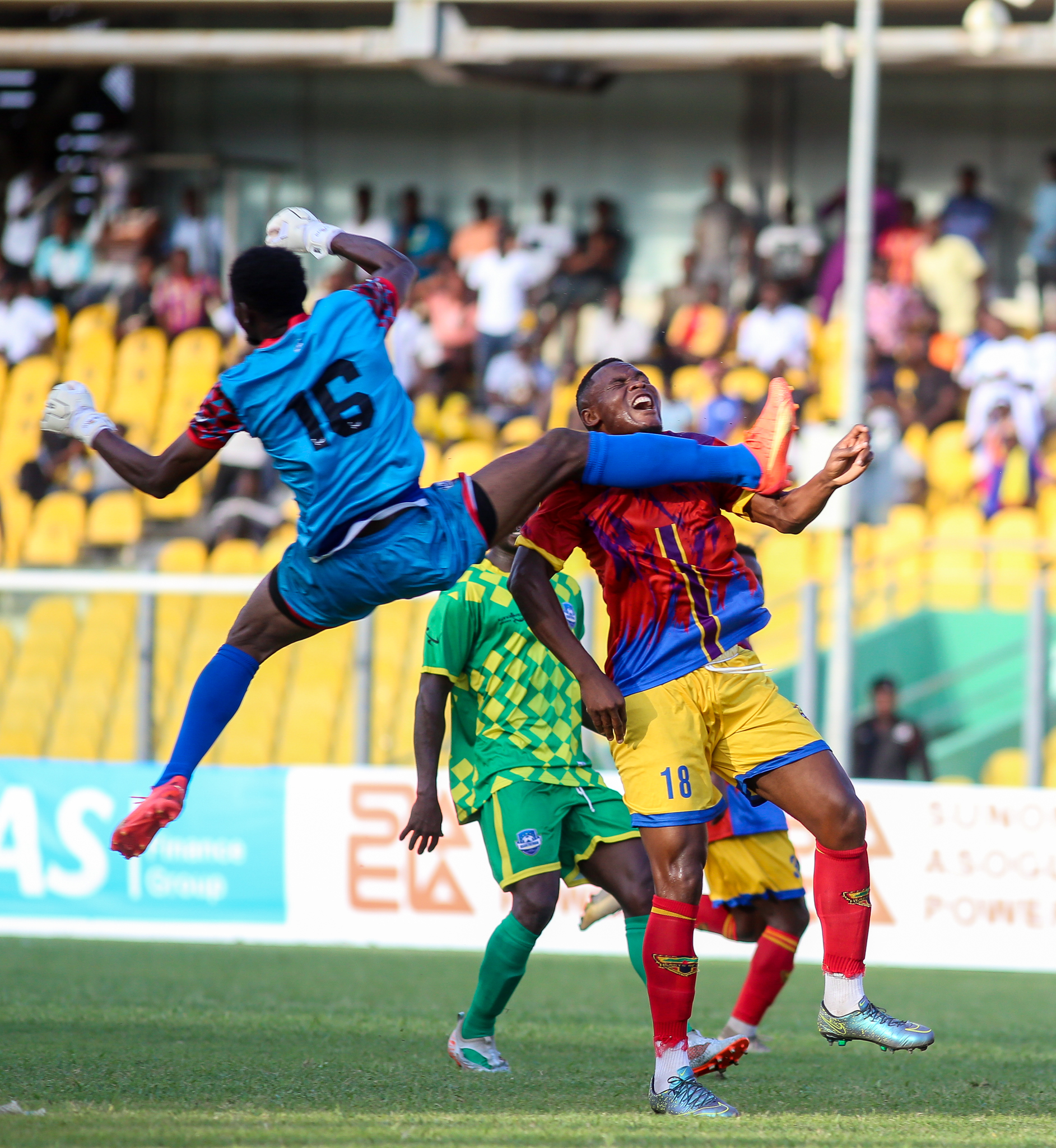 GPL Week 2: Daniel Afadzwu vs. Albert Eonde: Who was Luckiest in Hearts, Nsoatreman Clash?