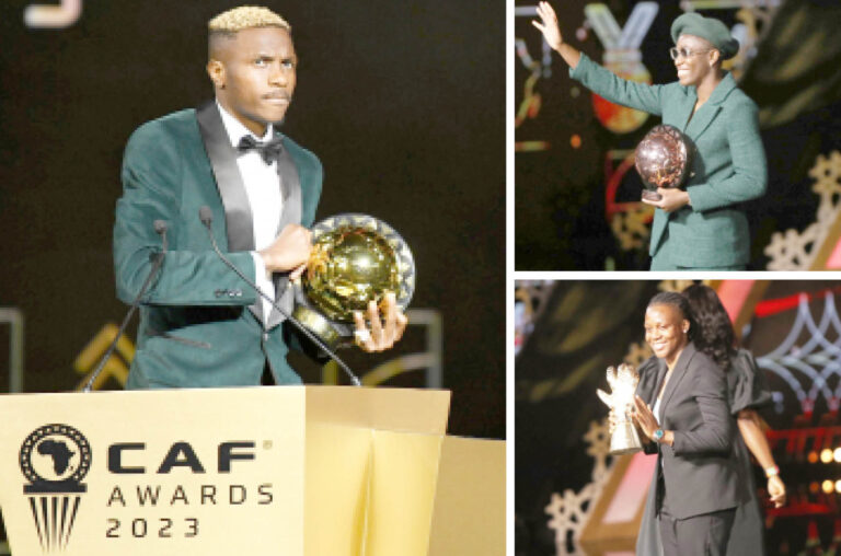 Nigeria sweeps CAF awards as Osimhen, Oshoala emerge 2023 African best footballers