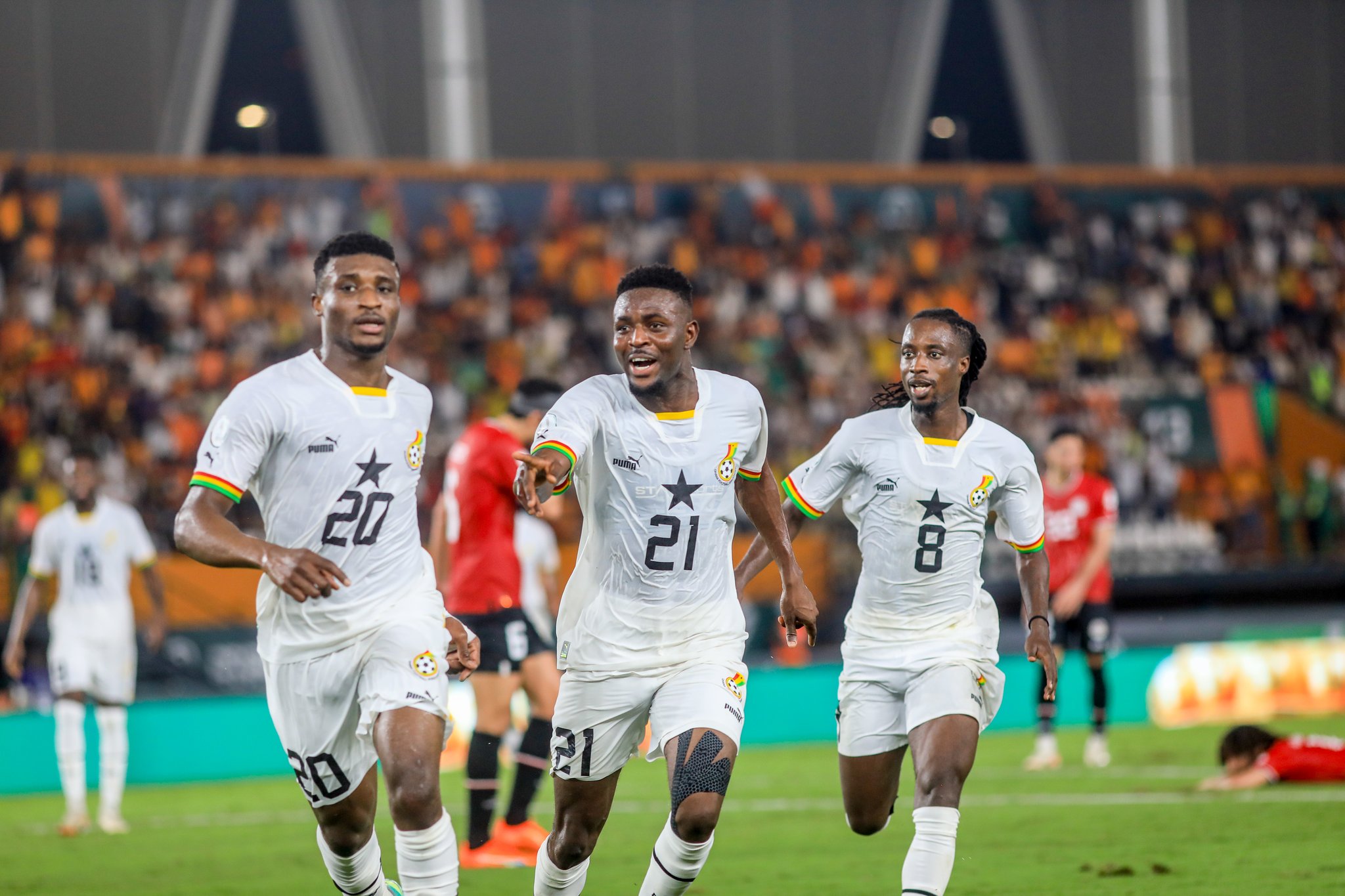 BLACK STARS PEGGED BACK TWICE DESPITE MOHAMMED KUDUS DOUBLE